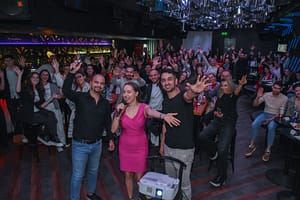 Водещите на Sofia Marketing Meetups- Етиен Янев и Ивелина Хаджийска с гост лектор - Мартин Желязков